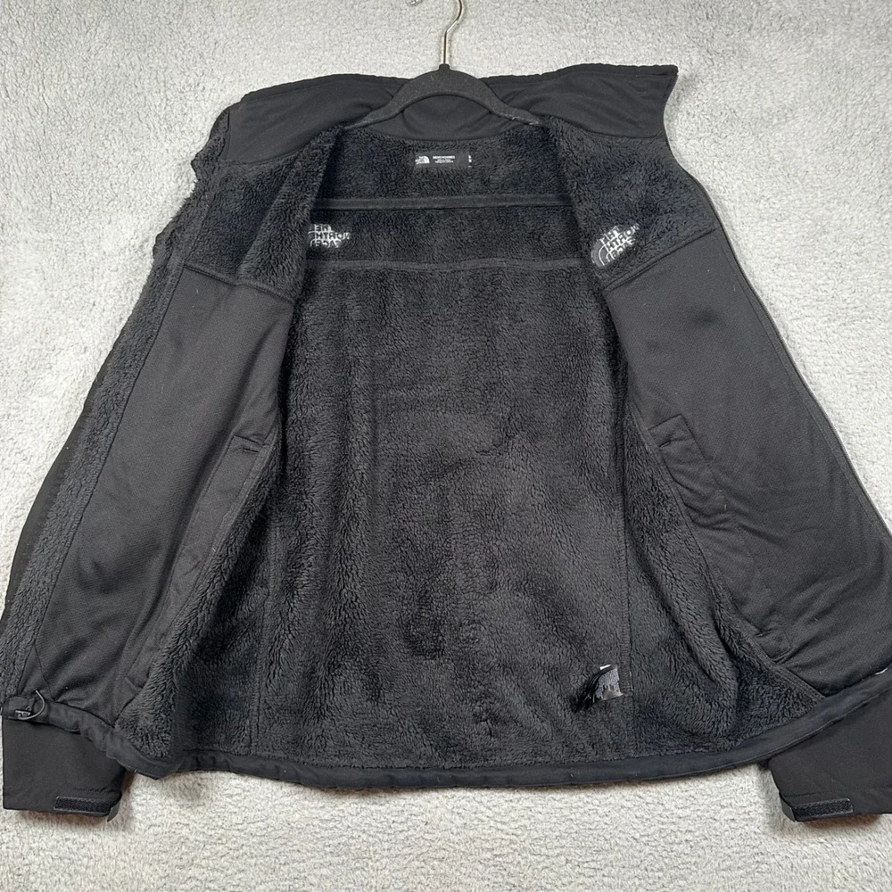 The North Face Mens M WindWall Fleece Lined Softshell Jacket Black Outdoors Hike